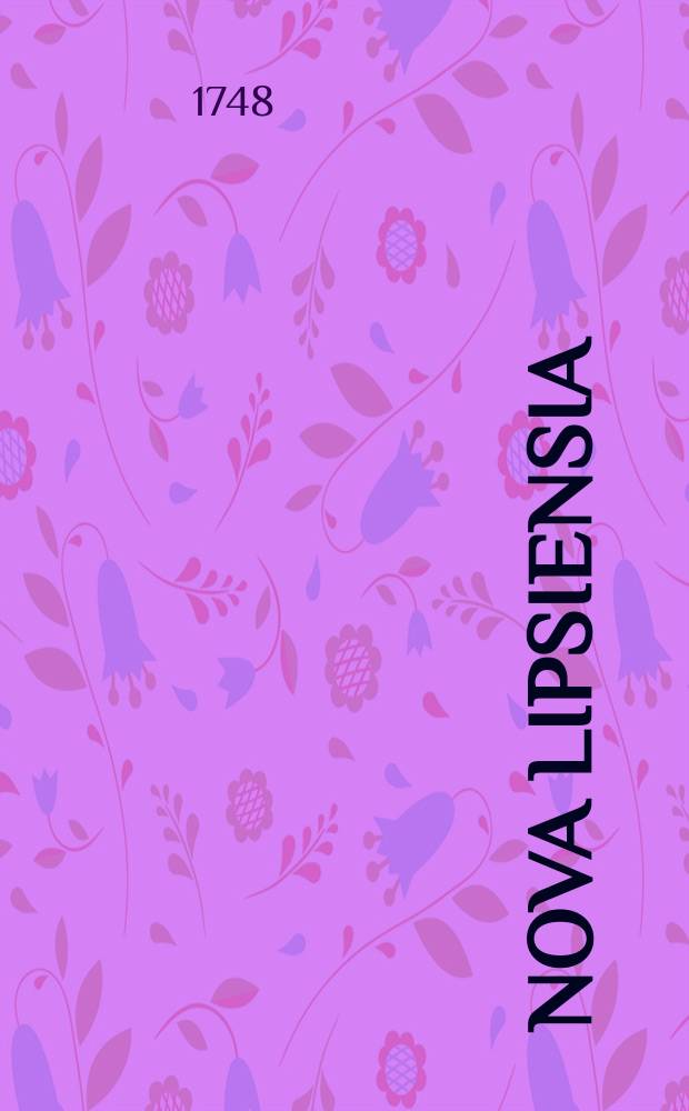 Nova Lipsiensia
