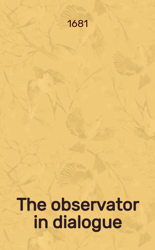 The observator in dialogue