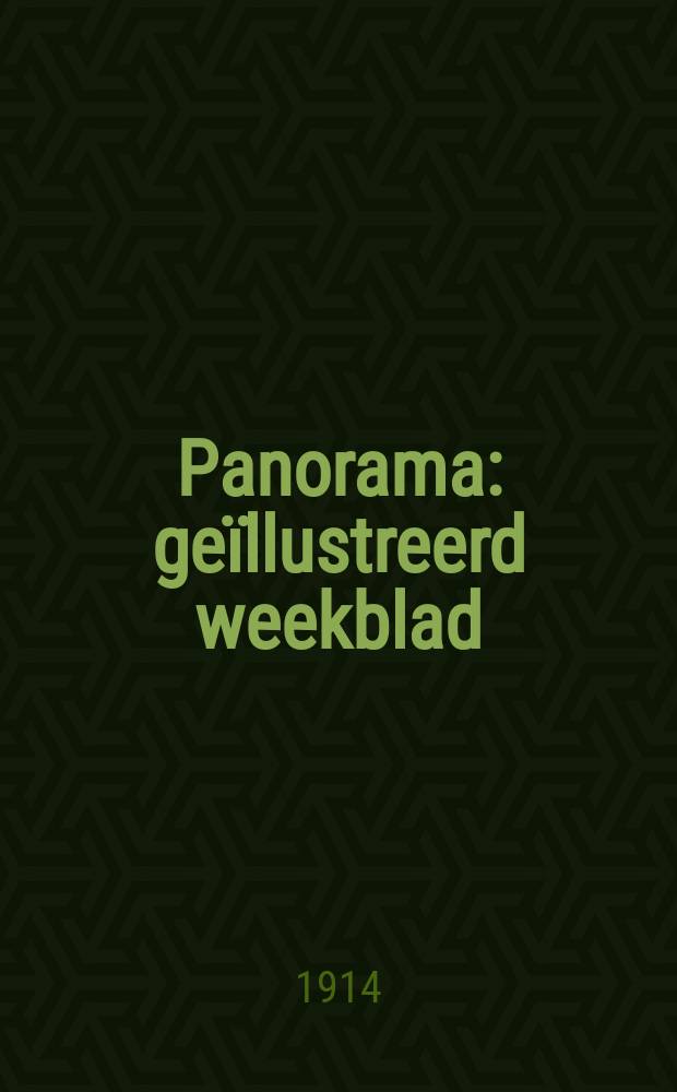 Panorama : geïllustreerd weekblad