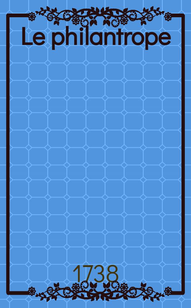 Le philantrope