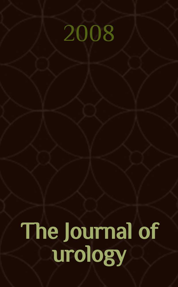 The Journal of urology : Offiс. organ of the Amer. urological assoc. Vol. 179, № 6