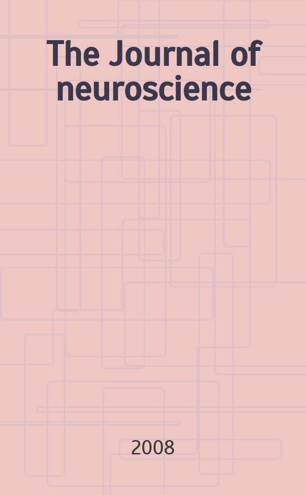 The Journal of neuroscience : The official journal of the Society for neuroscience. Vol. 28, № 20