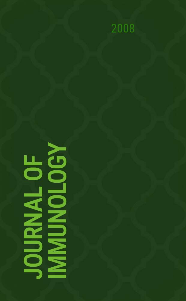 Journal of immunology : Publ. monthly by the American association of immunologists. Vol. 180, № 9