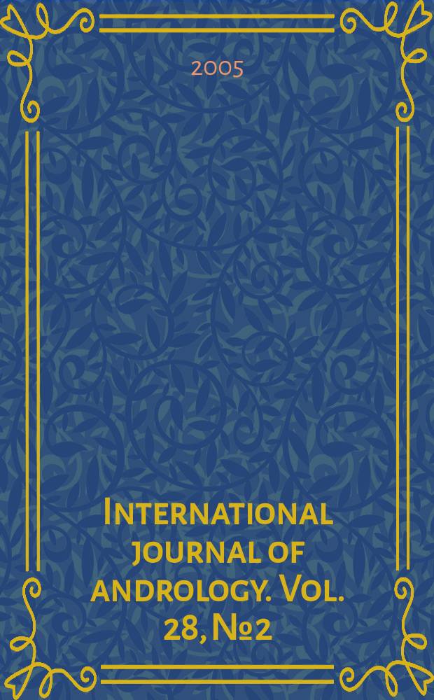 International journal of andrology. Vol. 28, № 2