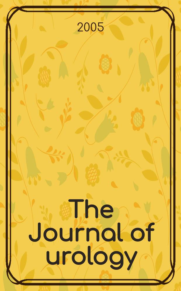 The Journal of urology : Offiс. organ of the Amer. urological assoc. Vol. 174, № 4, pt 1