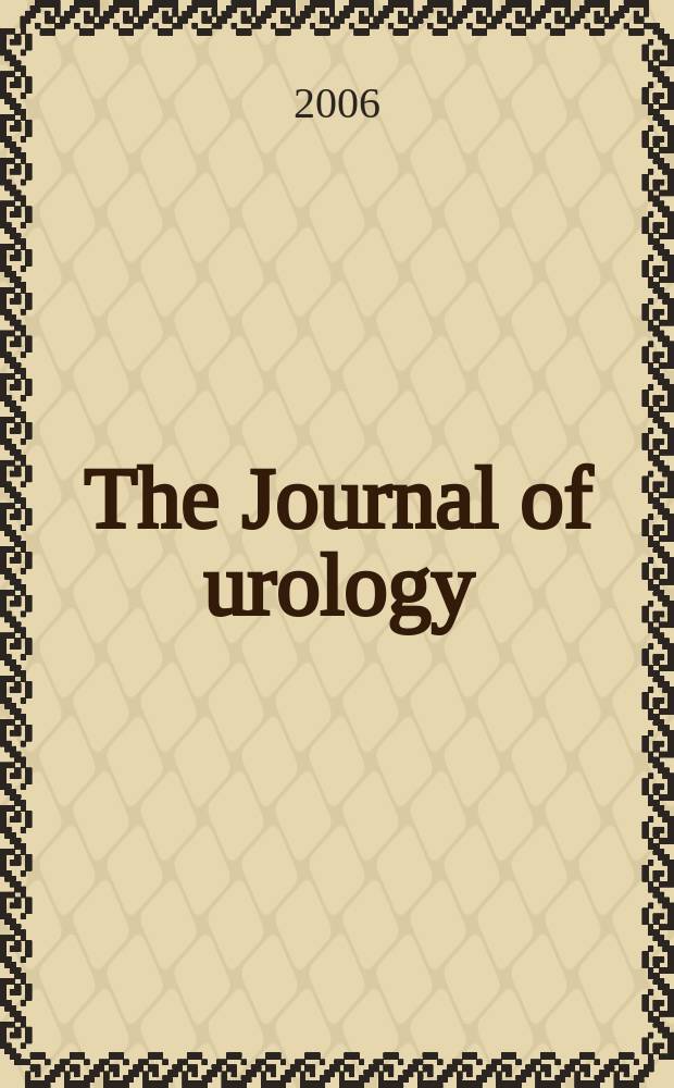 The Journal of urology : Offiс. organ of the Amer. urological assoc. Vol.176, № 5