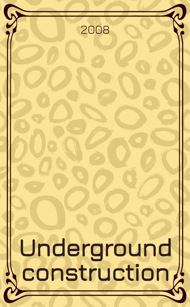 Underground construction : Water, sewer, gas & cable Serving the construction, rehabilitation and remediation professional Form. Pipeline & utilities construction. Vol. 63, № 4