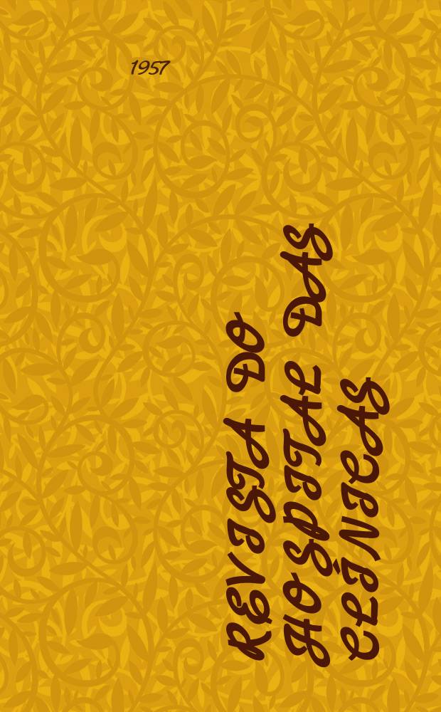 Revista do hospital das cl&iacute;nicas