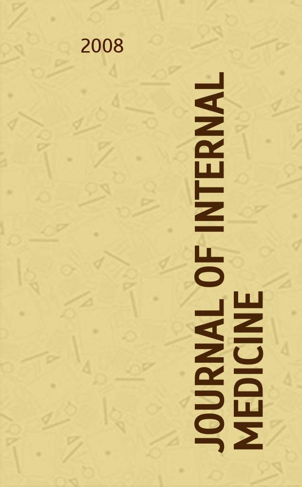 Journal of internal medicine : Formerly Acta medica Scandinavica. Vol. 263, № 1