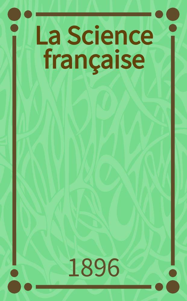 La Science française