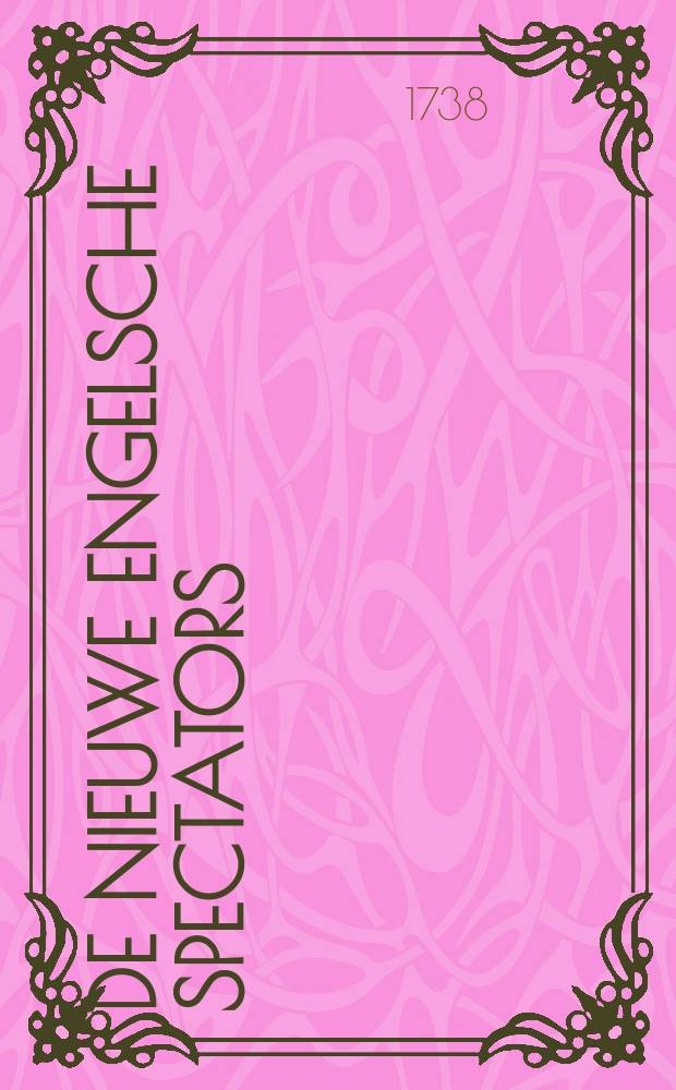 De nieuwe Engelsche Spectators