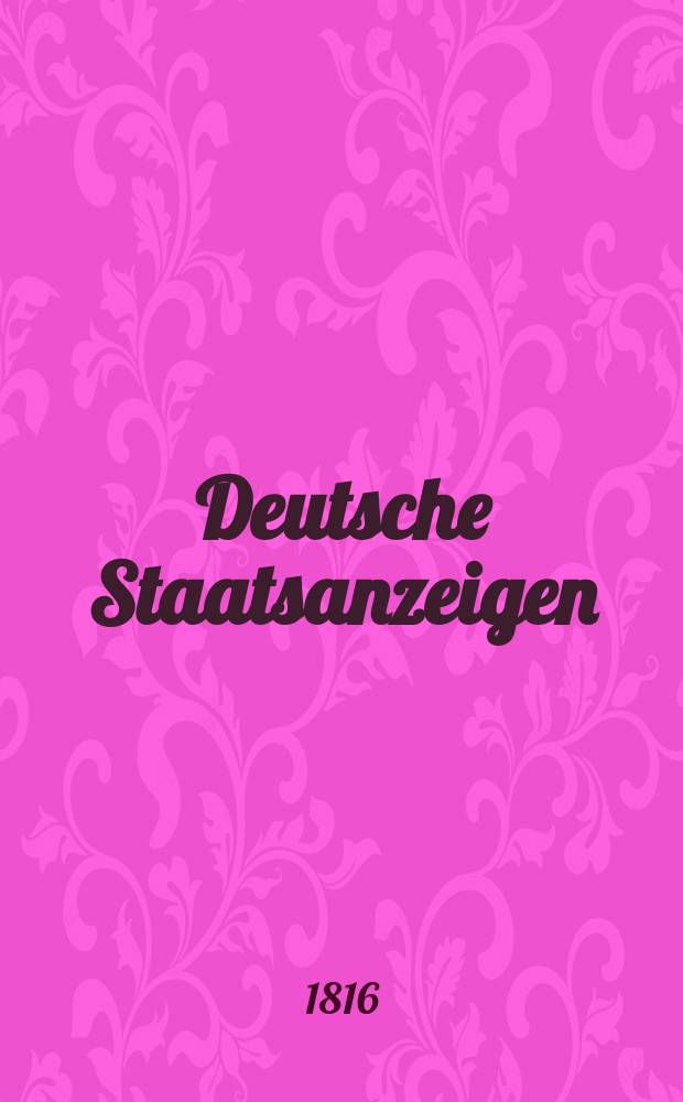 Deutsche Staatsanzeigen