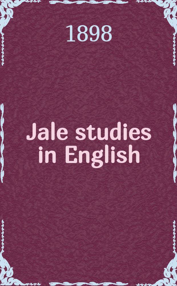 Jale studies in English