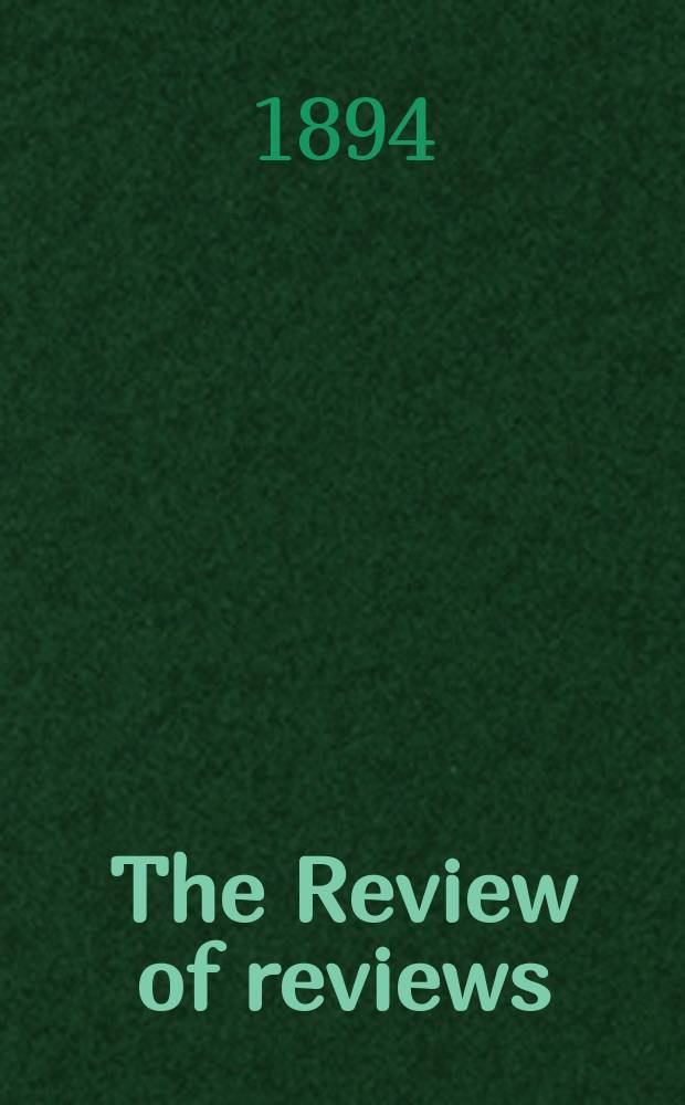 The Review of reviews