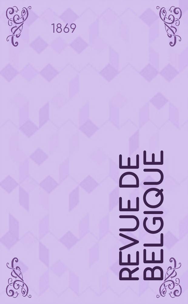 Revue de Belgique