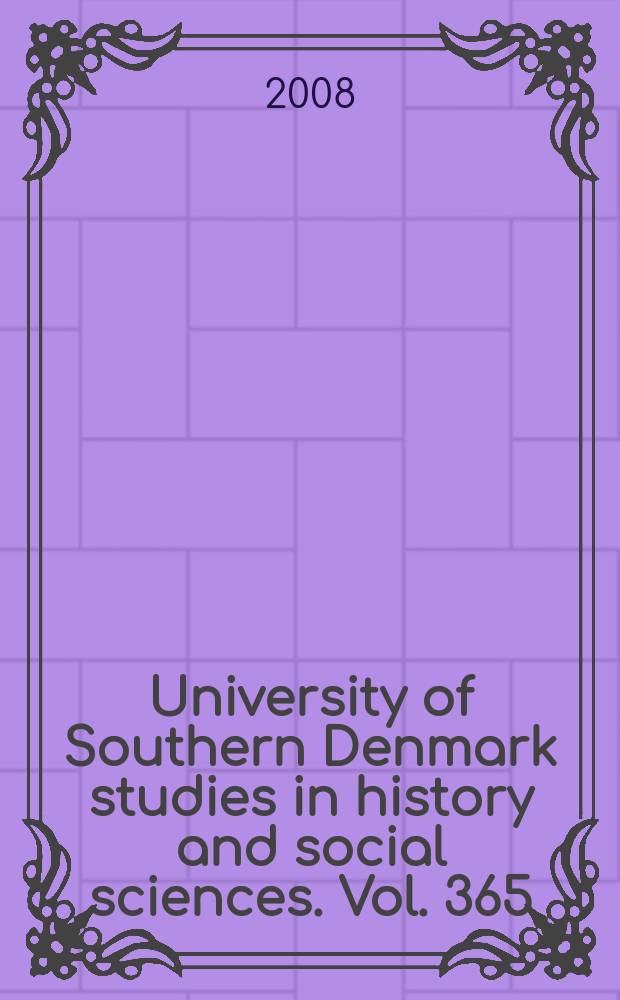 University of Southern Denmark studies in history and social sciences. Vol. 365 : Bag kulissen i konstruktionen af kvalitet = За кулисами составляющих качества