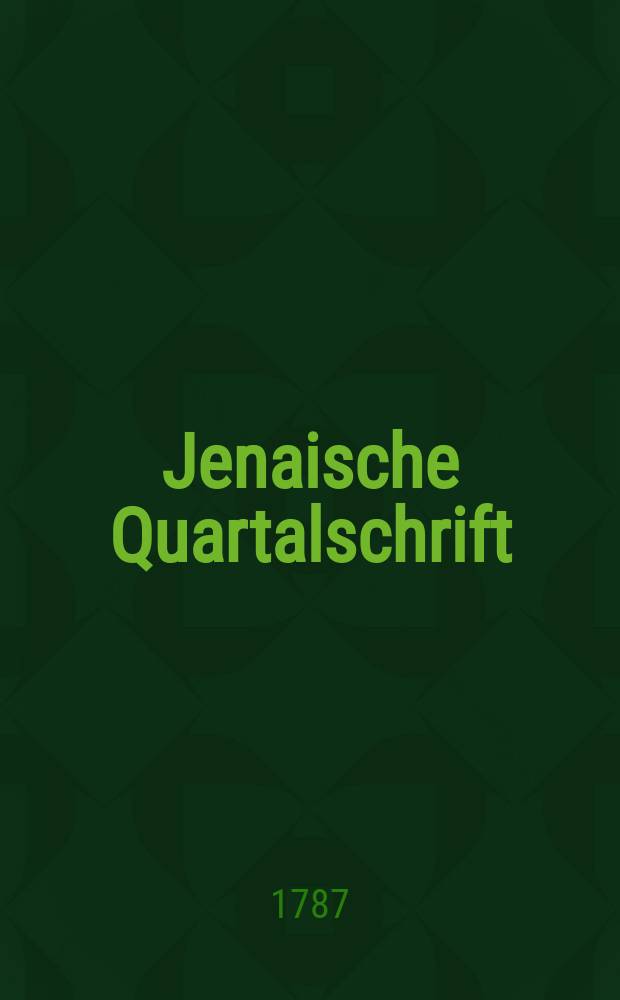 Jenaische Quartalschrift