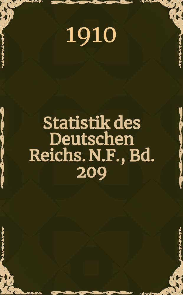 Statistik des Deutschen Reichs. [N.F.], Bd. 209 : Berufs- und Betriebszählung vom 12. Juni 1907 = Население переписи по мелким административным округам
