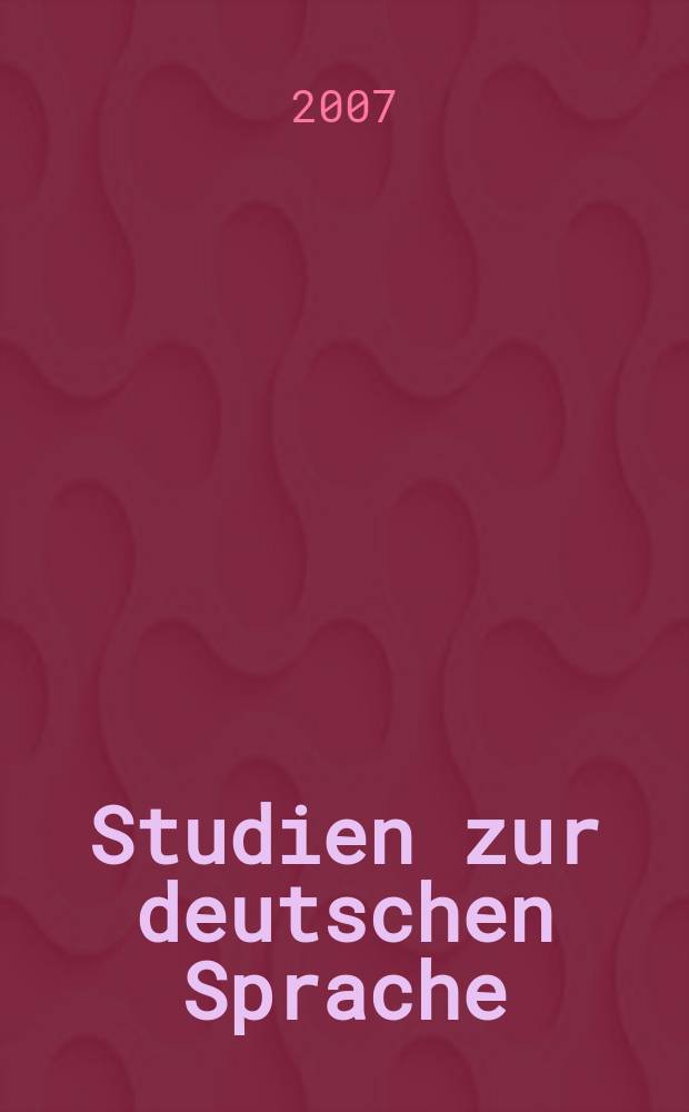 Studien zur deutschen Sprache : Forschungen des Inst. für dt. Sprache. Bd. 29 : Stationen der jüngeren Geschichte der Orthographie ind ihrer Reform seit 1933 = Этапы истории изучения орфографии и ее реформа с 1933 года