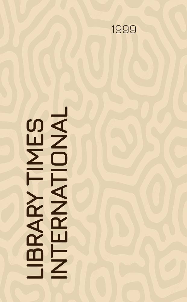 Library times international : World news digest of libr. a inform. science. Vol. 16, № 2