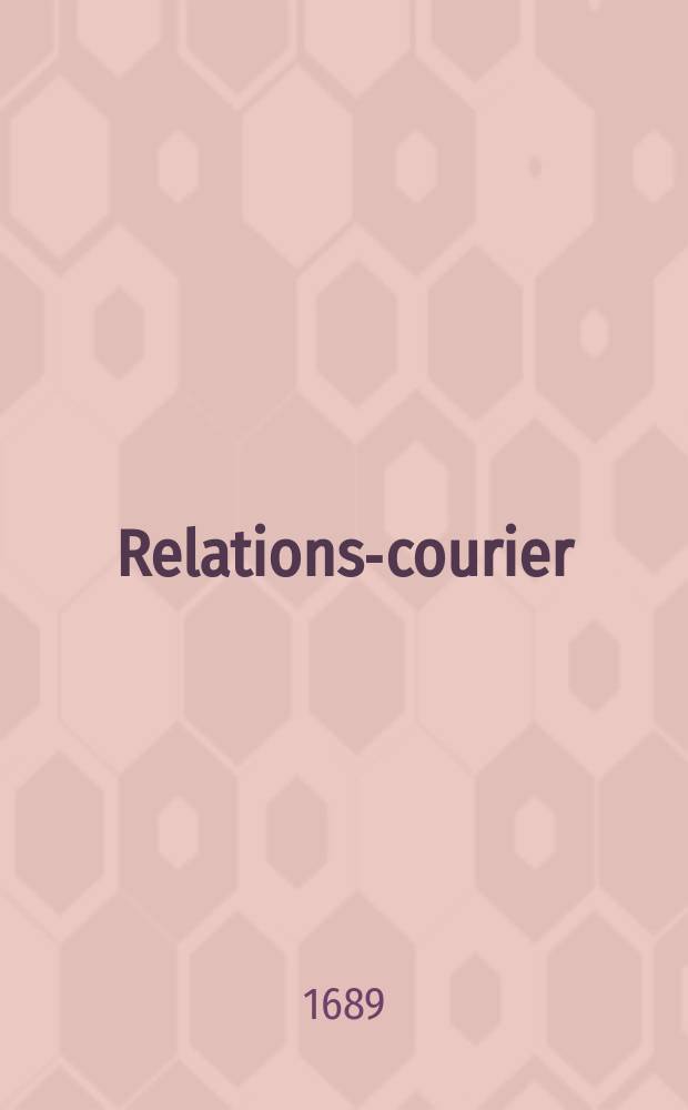 Relations-courier