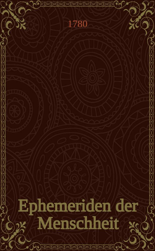 Ephemeriden der Menschheit