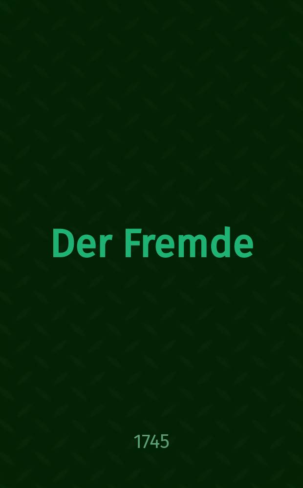 Der Fremde