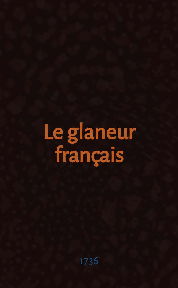 Le glaneur français