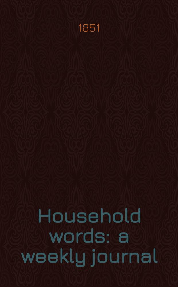 Household words : a weekly journal