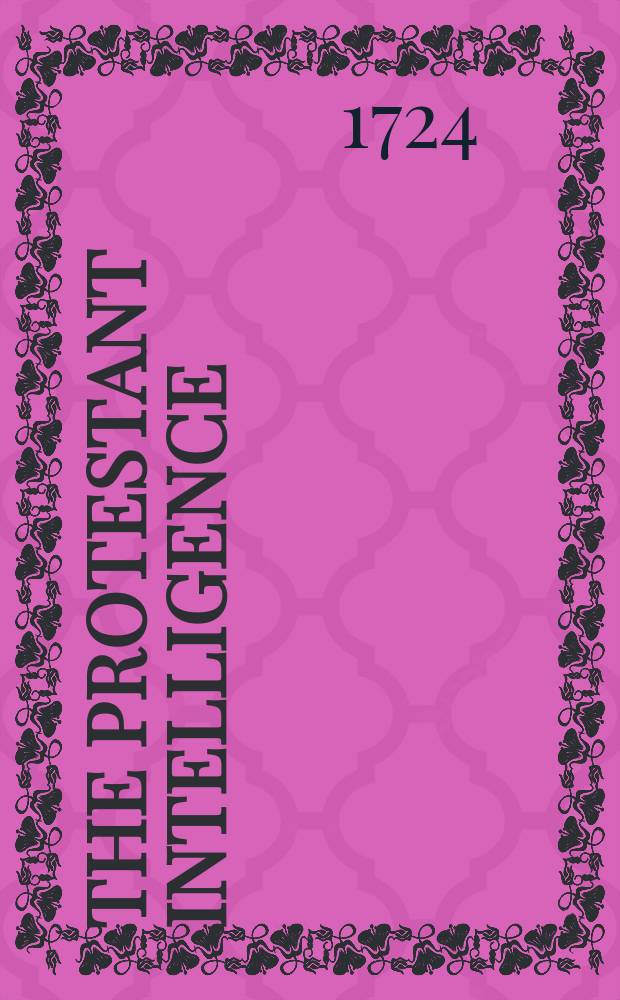 The protestant intelligence