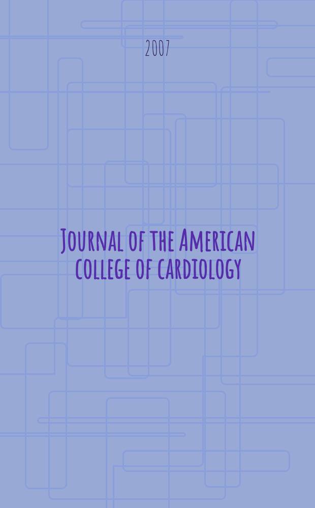Journal of the American college of cardiology : JACC. Vol. 50, № 15