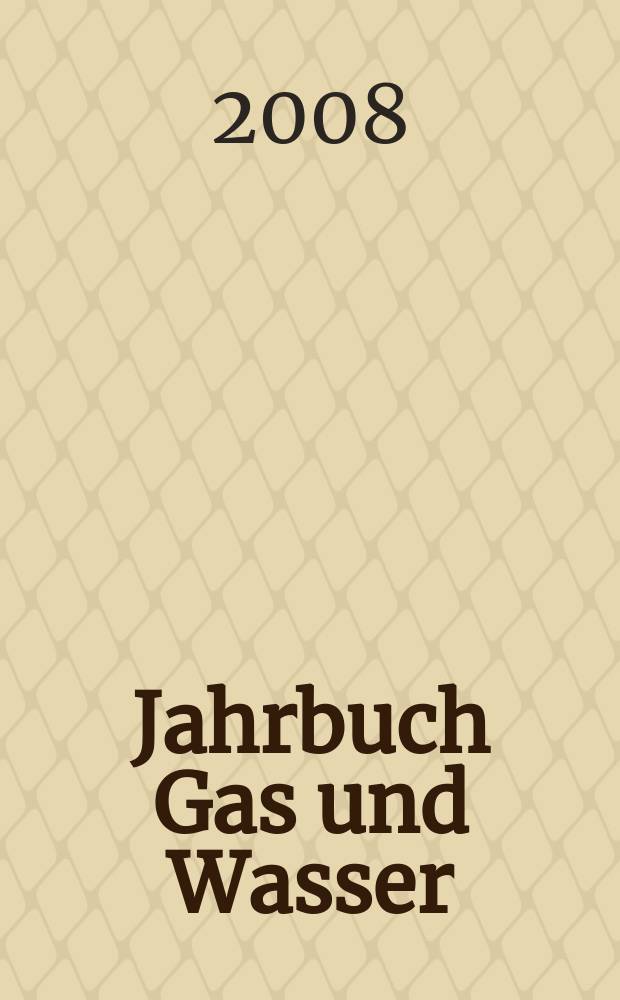 Jahrbuch Gas und Wasser