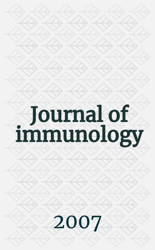 Journal of immunology : Publ. monthly by the American association of immunologists. Vol. 178, № 10