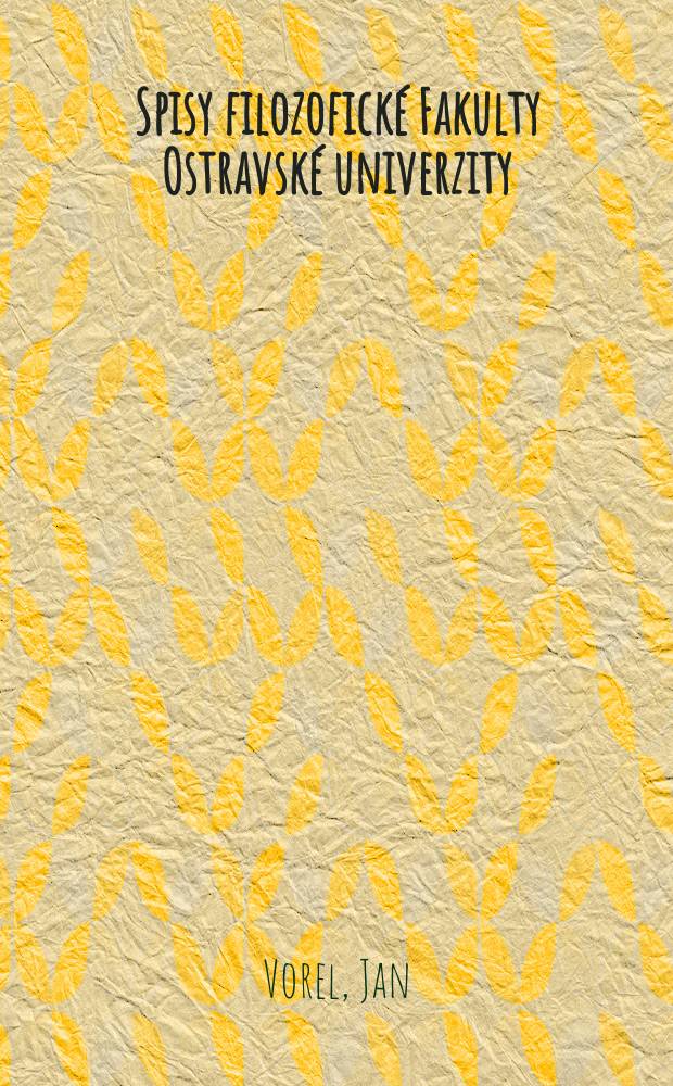 Spisy filozofické Fakulty Ostravské univerzity : Astrálni próza Andreje Bĕlého = Звездная проза Андрея Белого