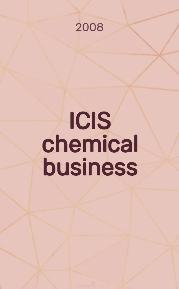 ICIS chemical business : regional intelligence global analysis. Vol. 273, № 3