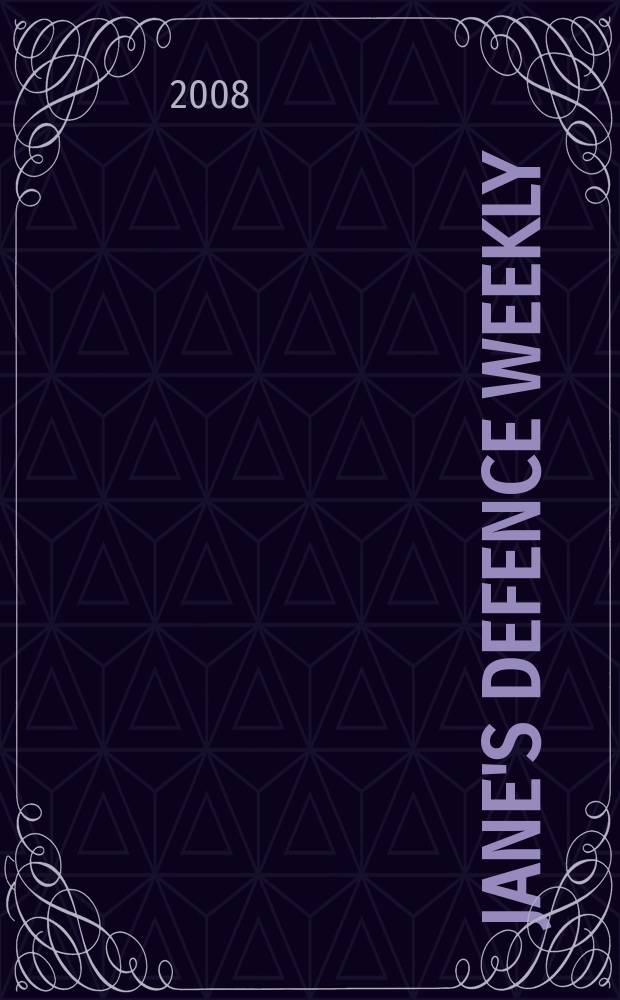 Jane's defence weekly : An intern. Thomson publ. Vol. 45, № 6