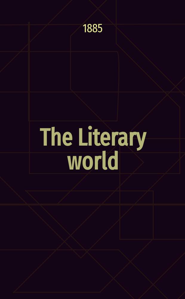 The Literary world