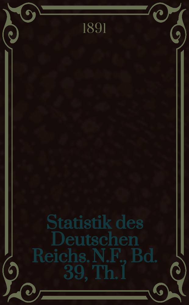 Statistik des Deutschen Reichs. N.F., Bd. 39, Th. 1 : Die Stromgebiete des Deutschen Reichs = Бассейны рек немецкого рейха