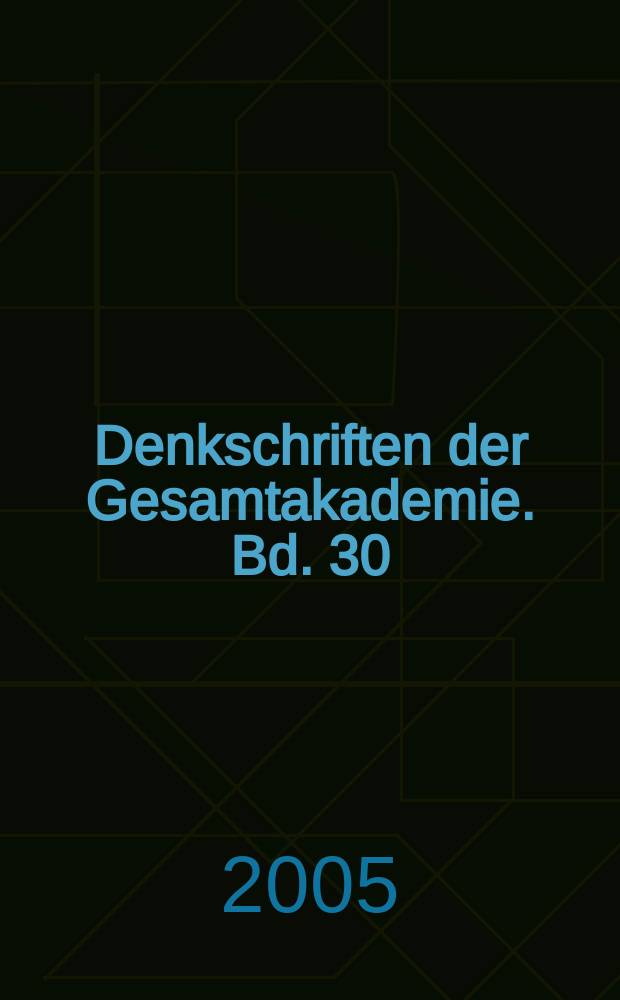 Denkschriften der Gesamtakademie. Bd. 30 : Giza in der 4. Dynastie