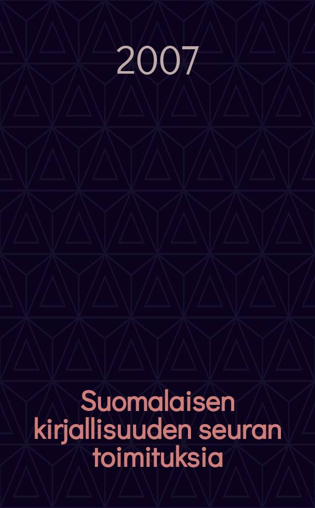 Suomalaisen kirjallisuuden seuran toimituksia : Venäjän Karjala ja Muurmanni 1914 - 1922
