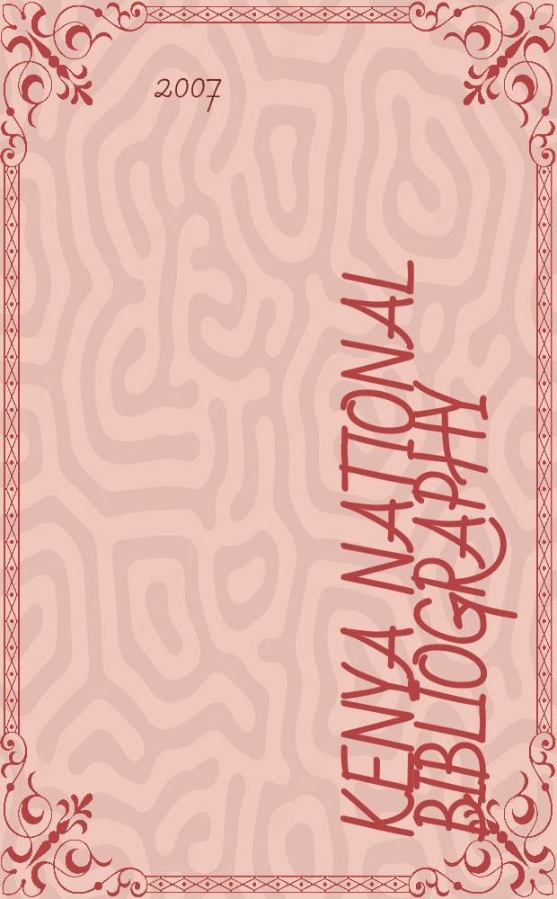 Kenya national bibliography