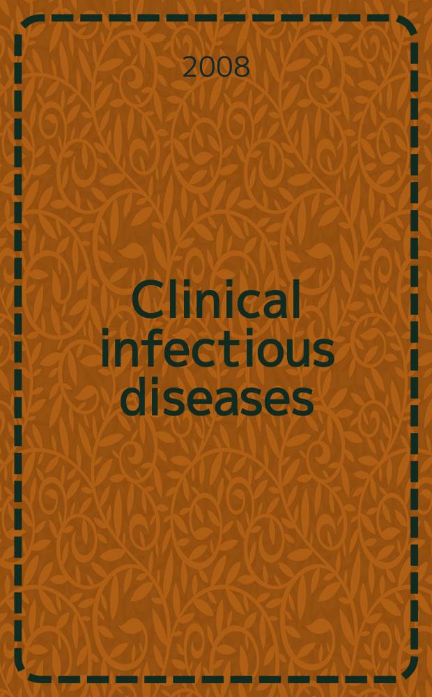 Clinical infectious diseases : (formerly Reviews of infectious diseases) An offic. publ. of the Infectious diseases soc. of America. 2008 к vol. 46, suppl. 1 : Understanding antimicrobial exposure and clostridium difficile infection: implications of fluoroquinolone use = Понимая антимикробную экспозицию и инфекцию Clostridium difficile. Последствия применения фторхинолона.