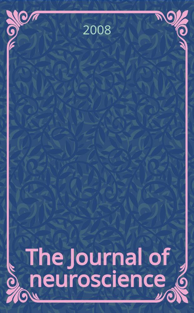The Journal of neuroscience : The official journal of the Society for neuroscience. Vol. 28, № 4