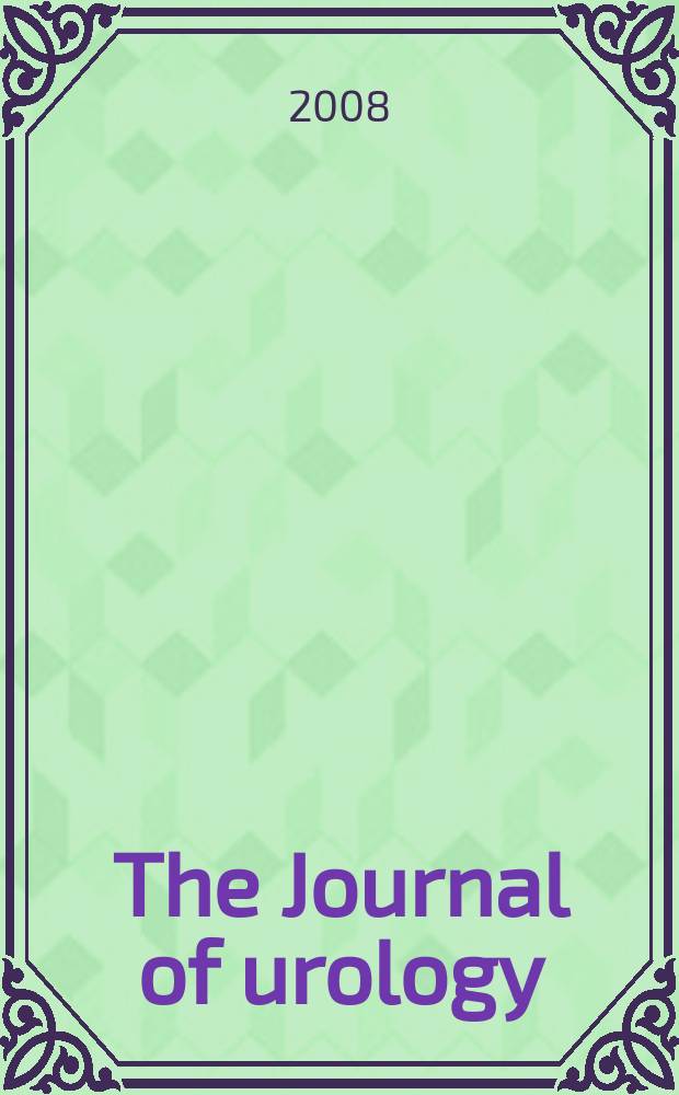 The Journal of urology : Offiс. organ of the Amer. urological assoc. Vol. 179, № 1