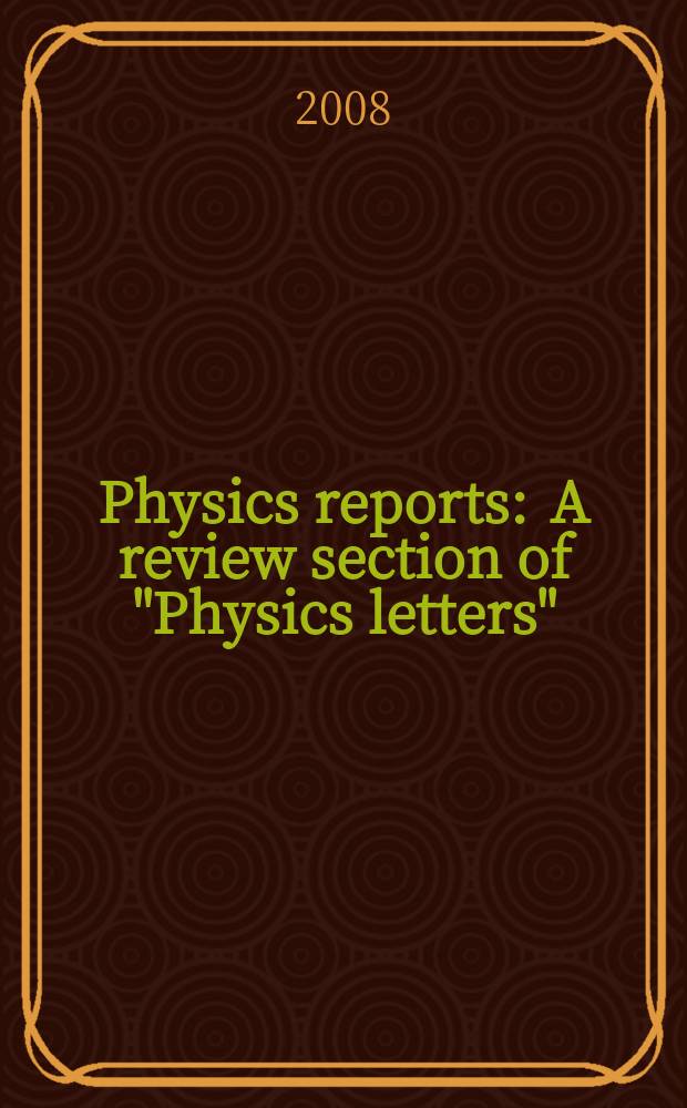 Physics reports : A review section of "Physics letters" (Sect. C). Vol. 456, № 1/2 : Low-energy precision tests of supersymmetry