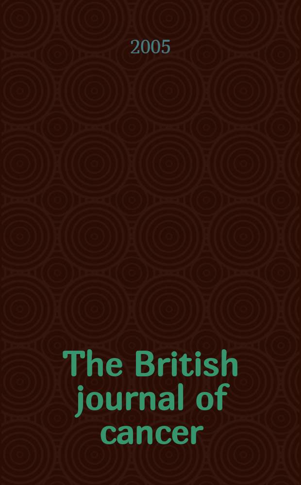 The British journal of cancer : The official journal of the British empire cancer campaign. Vol. 93, № 12