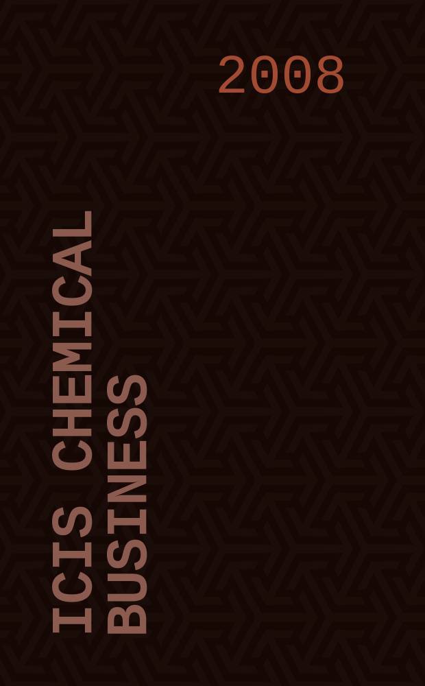 ICIS chemical business : regional intelligence global analysis. Vol. 273, № 9
