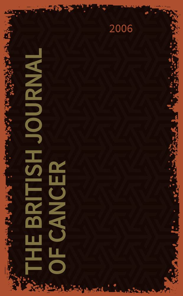The British journal of cancer : The official journal of the British empire cancer campaign. Vol. 95, № 5