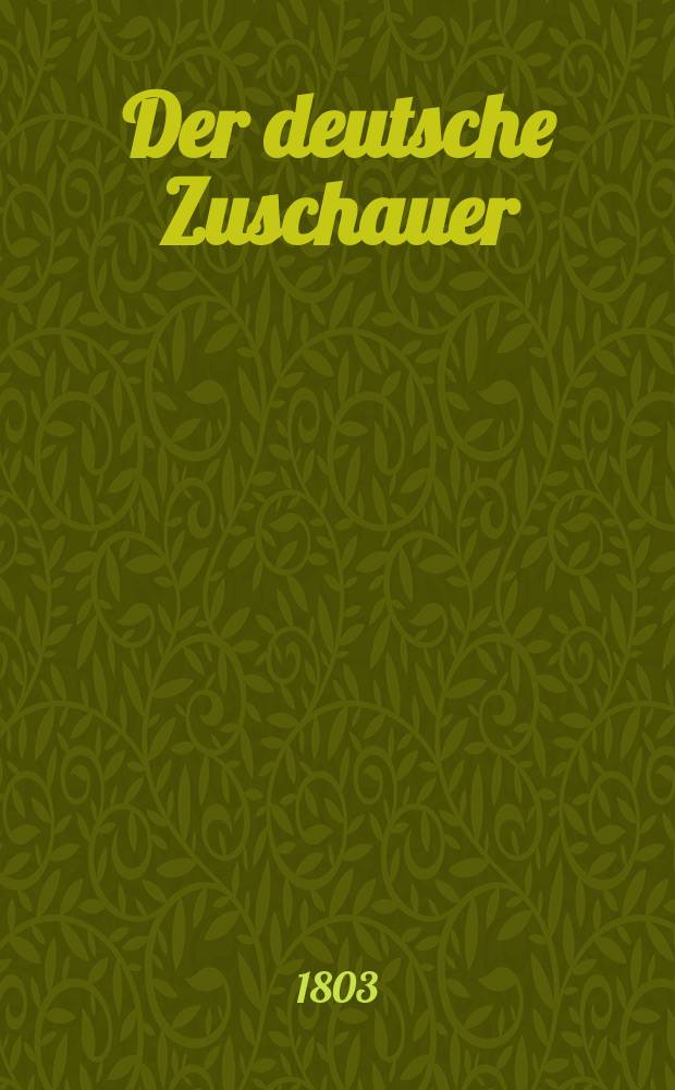 Der deutsche Zuschauer