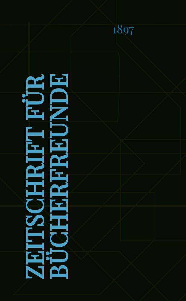 Zeitschrift für Bücherfreunde